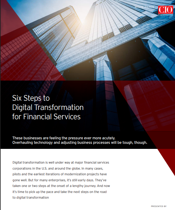 6 Steps Financial Services Should Take for Digital Transformation